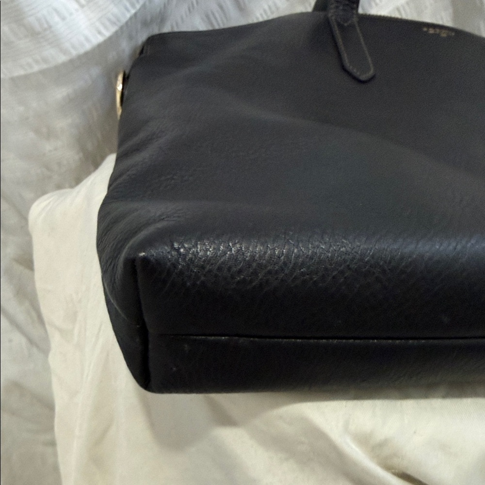 Fossil Black Leather Laptop Bag - Picture 11 of 11